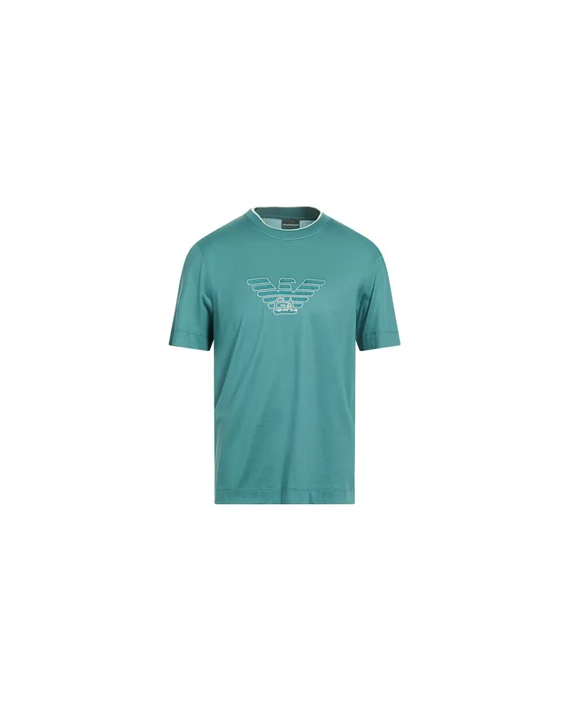 Emporio Armani TOPS - T-shirtsauf YOOX.COM Aquamarin