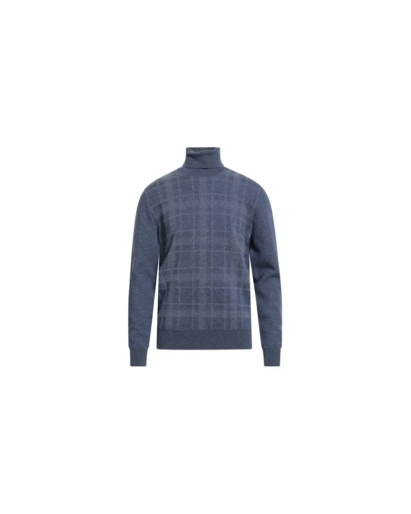 Malo STRICKWAREN - Rollkragenpulloverauf YOOX.COM Taubenblau