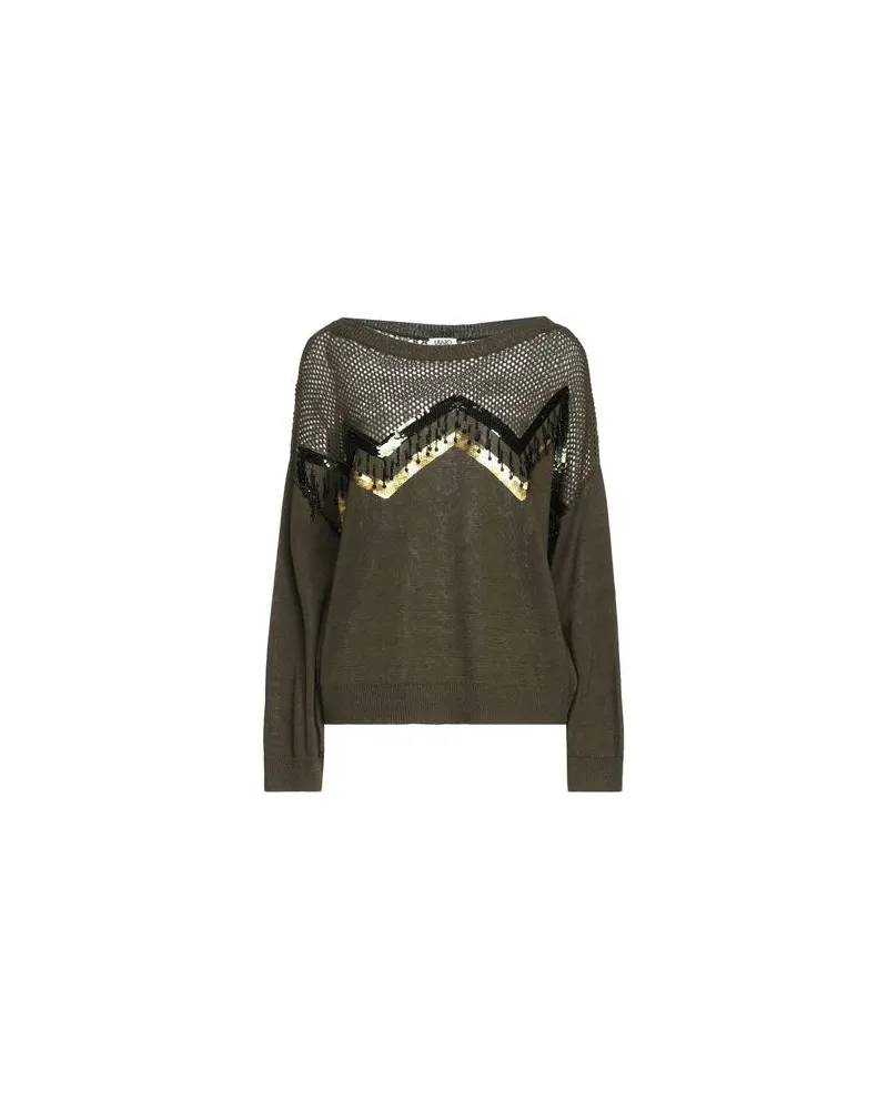 Liu Jo STRICKWAREN - Pulloverauf YOOX.COM Militärgrün