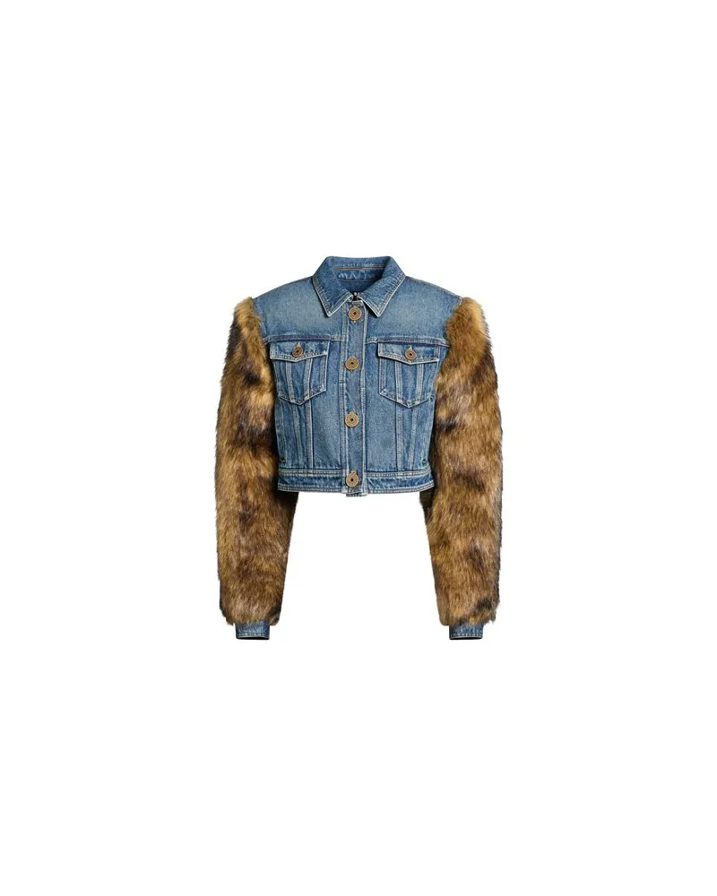 Balmain JACKEN & MÄNTEL - Jeansjacken/Mäntelauf YOOX.COM Blau