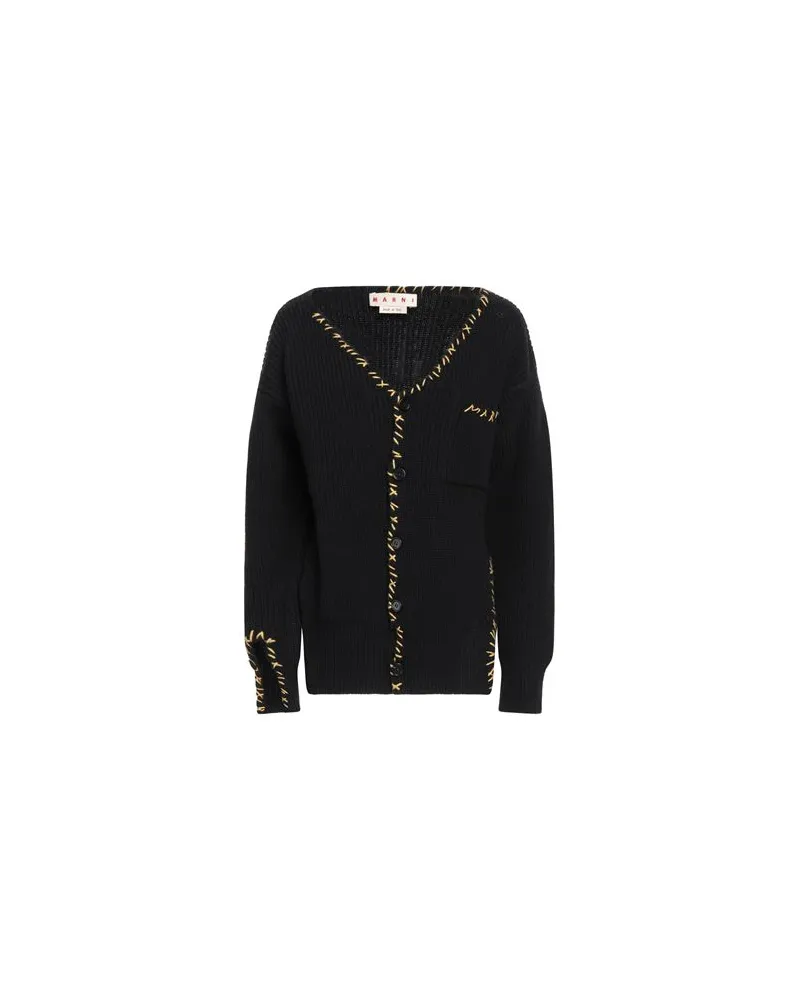 Marni STRICKWAREN - Strickjackenauf YOOX.COM Schwarz