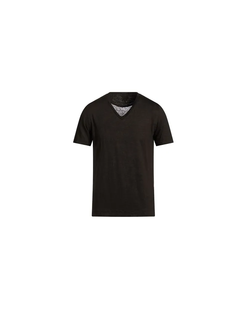 120% Lino TOPS - T-shirtsauf YOOX.COM Schwarz