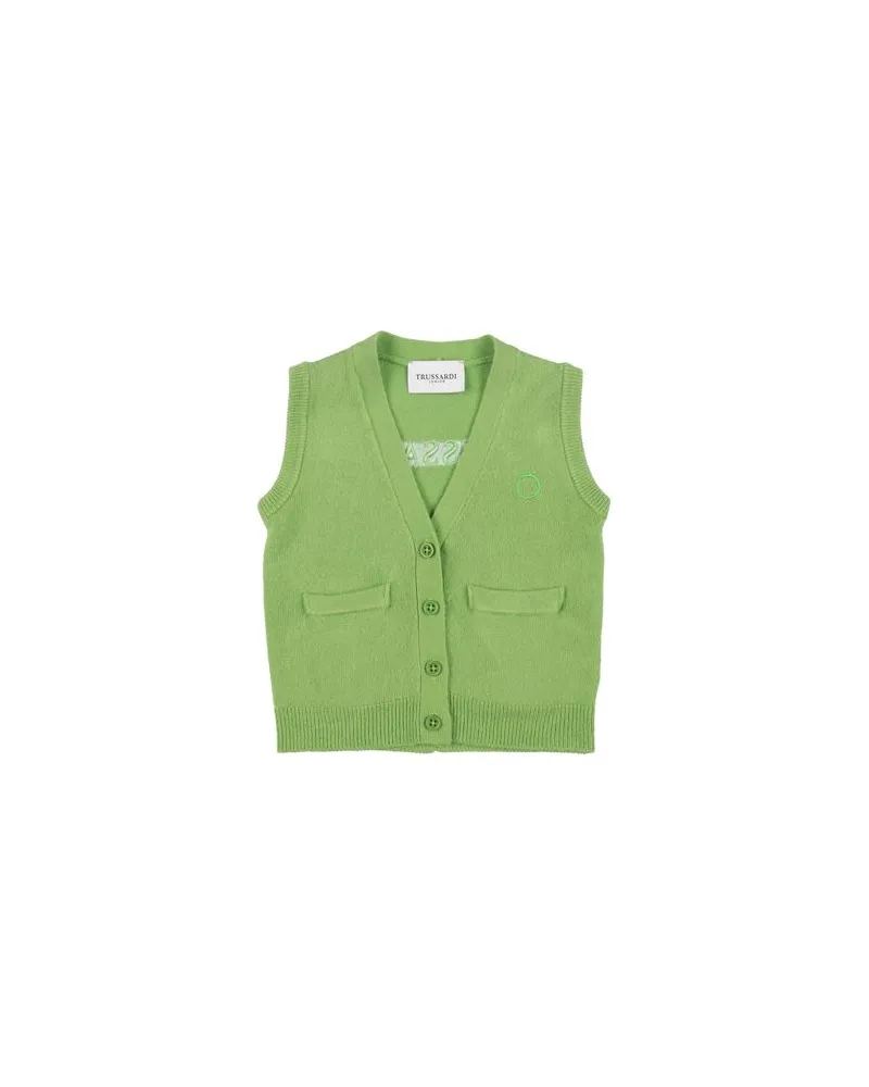 Trussardi STRICKWAREN - Strickjackenauf YOOX.COM Limettengrün