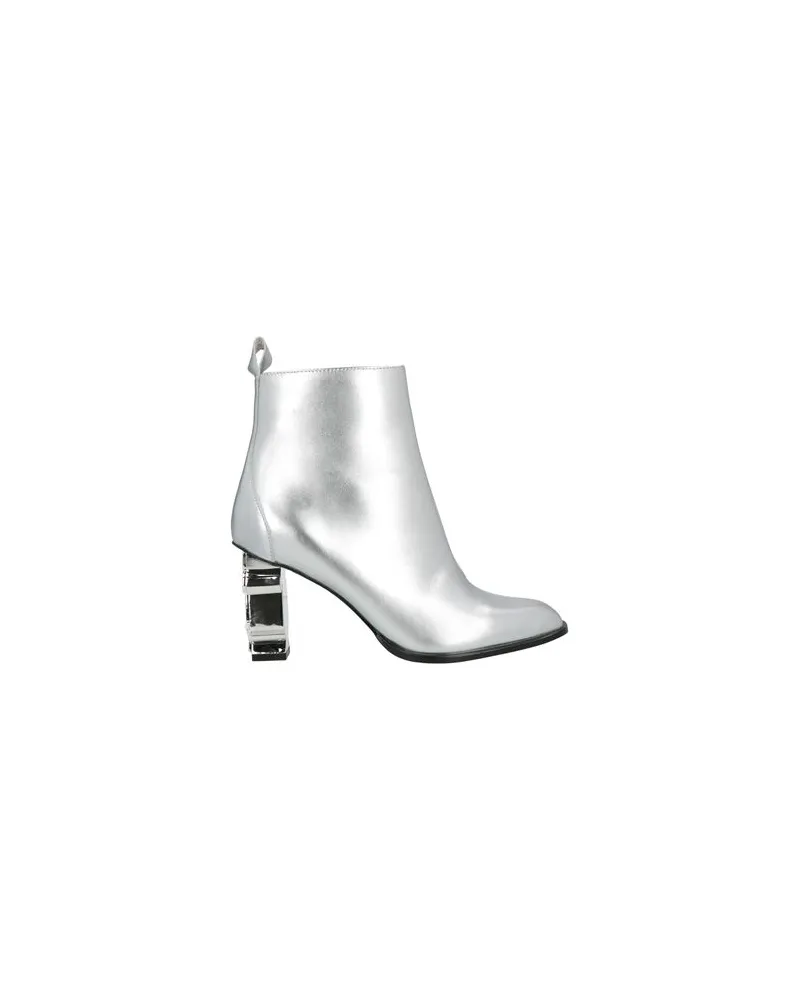 Karl Lagerfeld SCHUHE - Stiefelettenauf YOOX.COM Silber