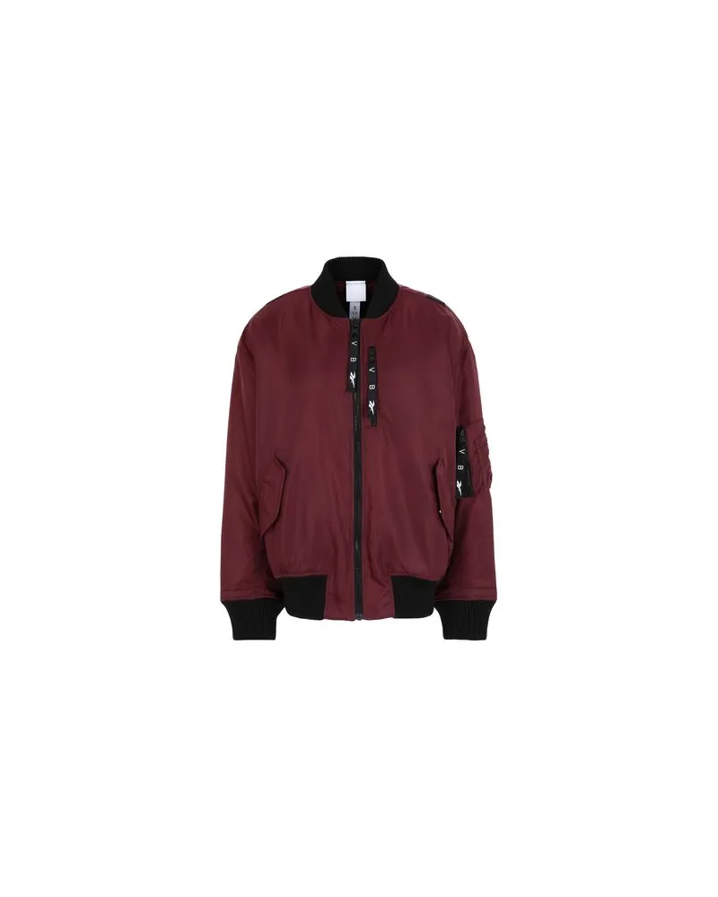 Reebok OVERSIZED BOMBER   - JACKEN & MÄNTEL - Jacken und Anoraksauf YOOX.COM Bordeaux