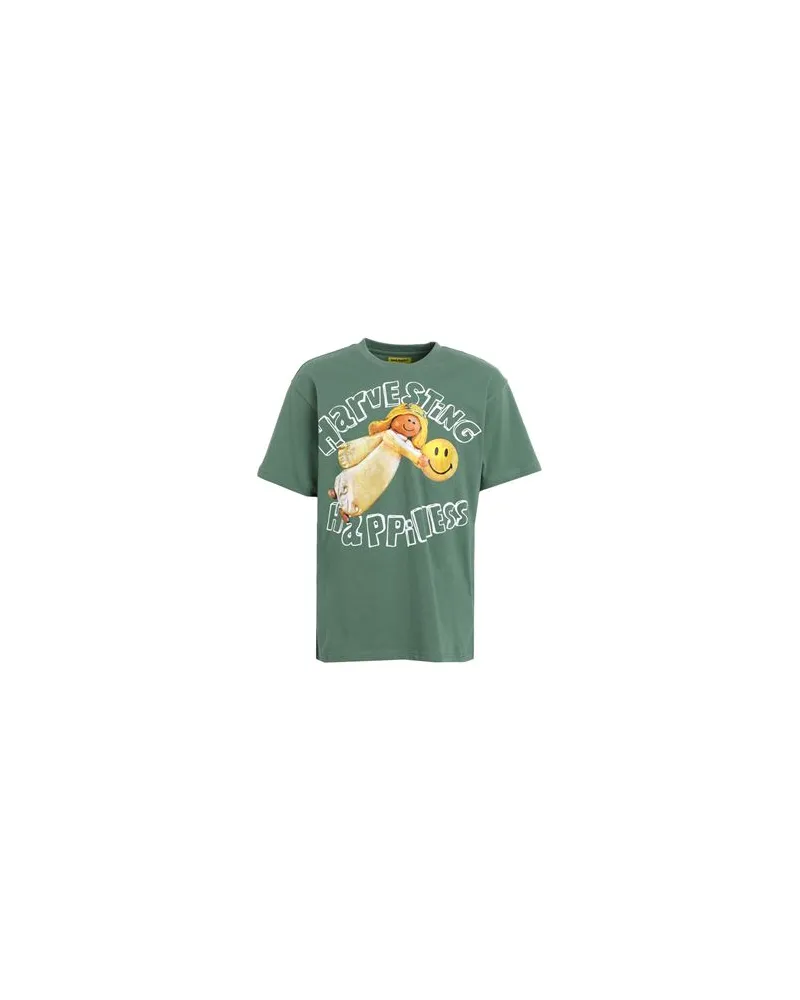Market SMILEY ANGELIC T-SHIRT  - TOPS - T-shirtsauf YOOX.COM Salbeigrün