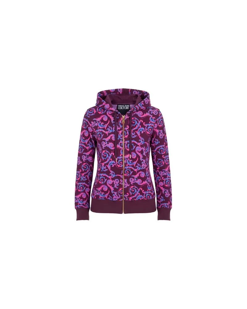 Versace Jeans TOPS - Sweatshirtsauf YOOX.COM Pflaume