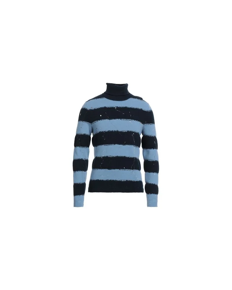 Daniele Alessandrini STRICKWAREN - Rollkragenpulloverauf YOOX.COM Marineblau