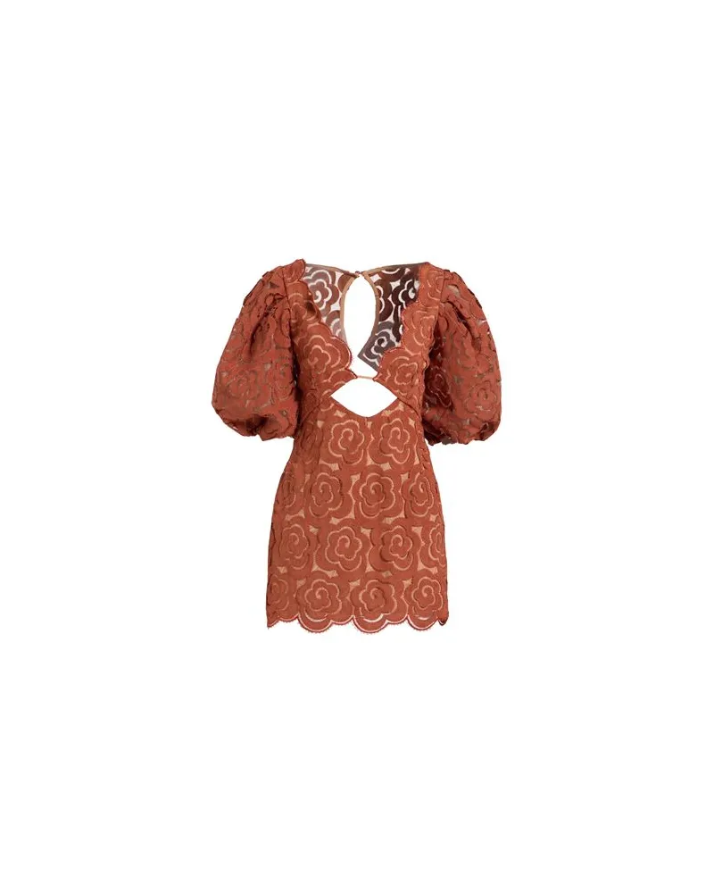 For Love and Lemons KLEIDER - Mini-Kleiderauf YOOX.COM Rostrot