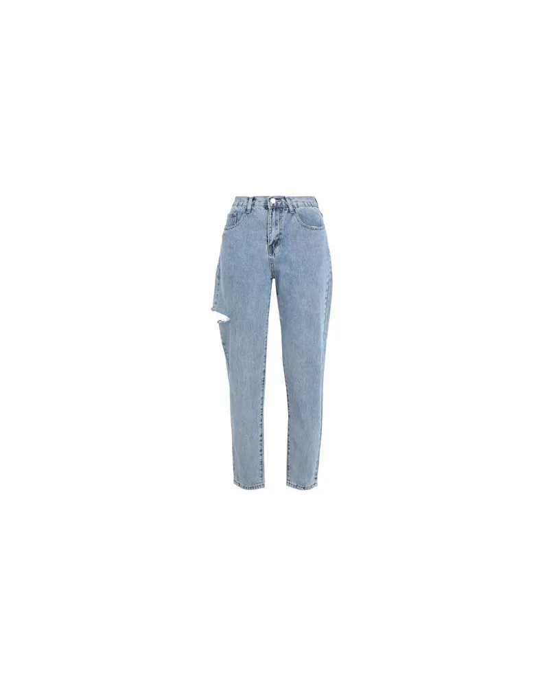 Boutique de la Femme HOSEN & RÖCKE - Jeanshosenauf YOOX.COM Blau