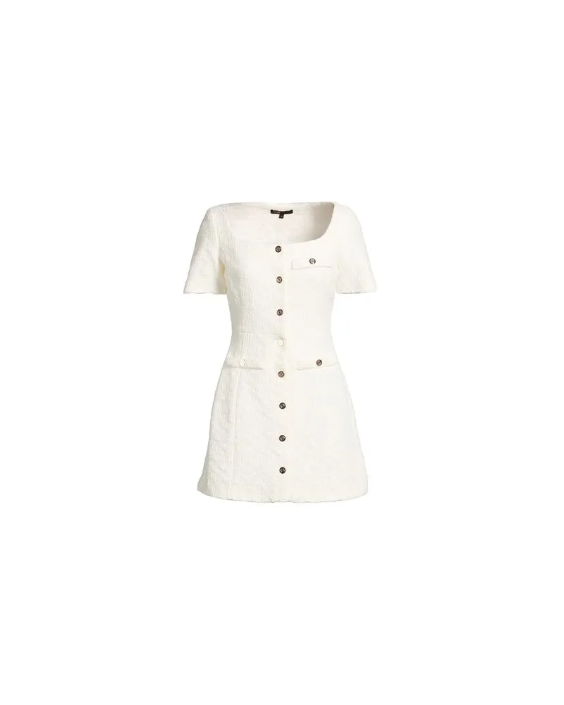 Maje KLEIDER - Mini-Kleiderauf YOOX.COM Weiß