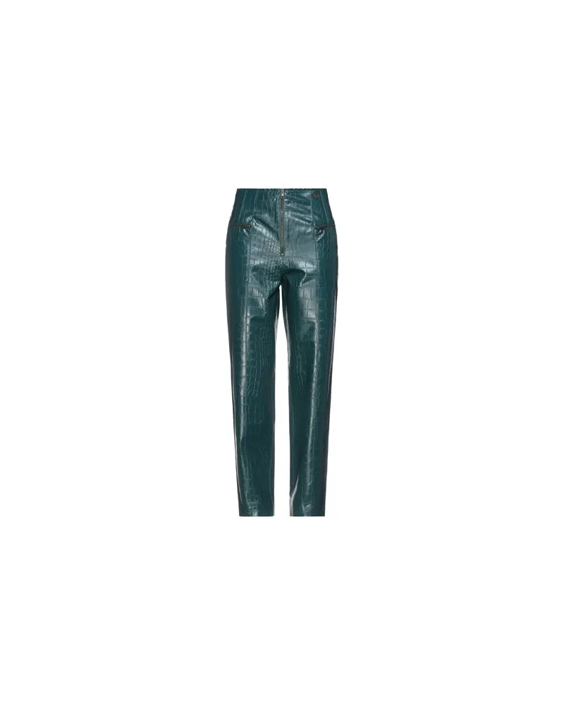 Twin-Set HOSEN & RÖCKE - Hosenauf YOOX.COM Dunkelgrün