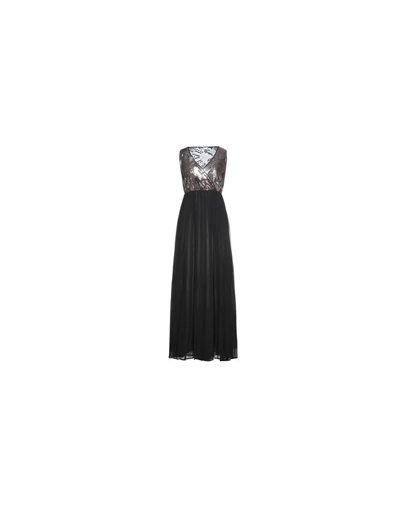 Fracomina KLEIDER - Maxi-Kleiderauf YOOX.COM Schwarz