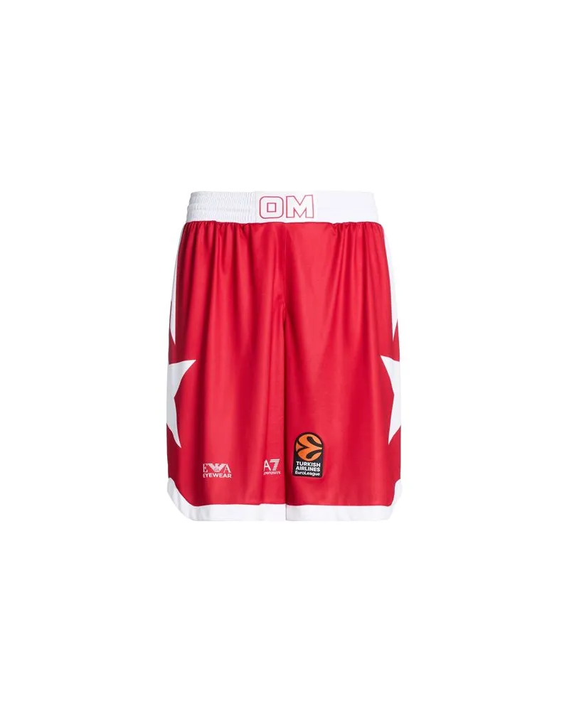 EA7 HOSEN & RÖCKE - Shorts & Bermudashortsauf YOOX.COM Rot