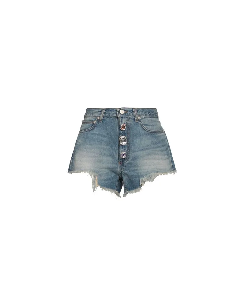 VICOLO HOSEN & RÖCKE - Jeansshortsauf YOOX.COM Blau