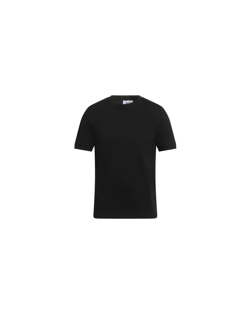 Alpha Studio TOPS - T-shirtsauf YOOX.COM Schwarz
