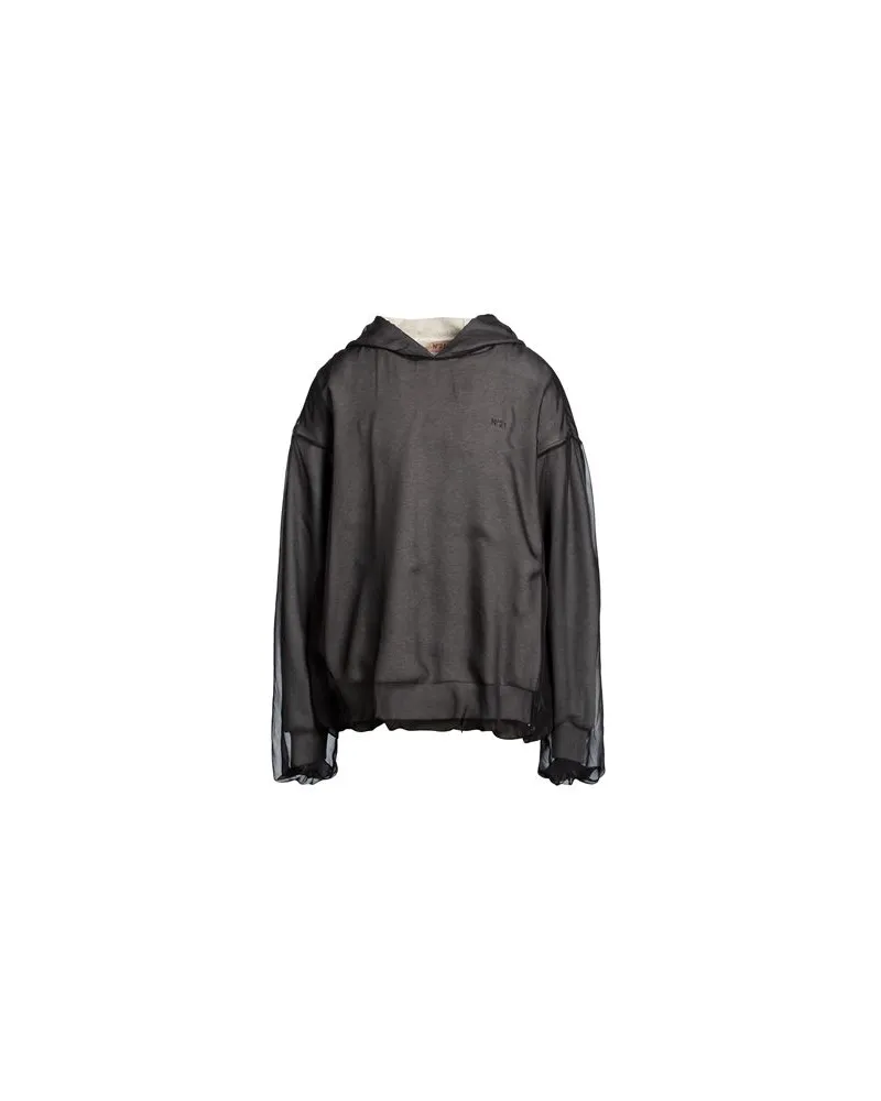 N° 21 TOPS - Sweatshirtsauf YOOX.COM Schwarz