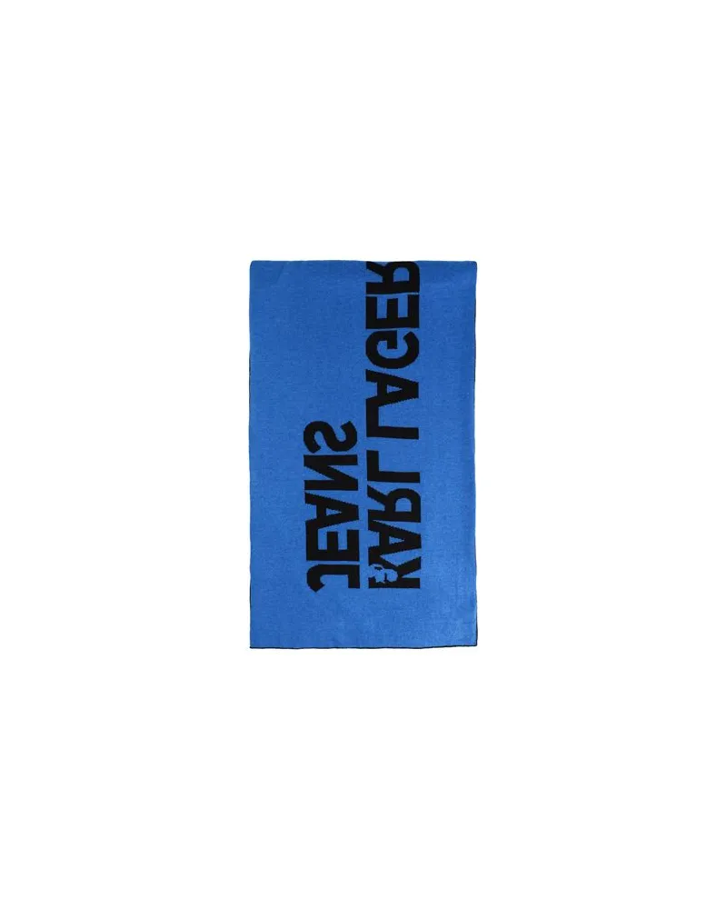 Karl Lagerfeld KNITTED LOGO SCARF  - ACCESSOIRES - Schalsauf YOOX.COM Königsblau