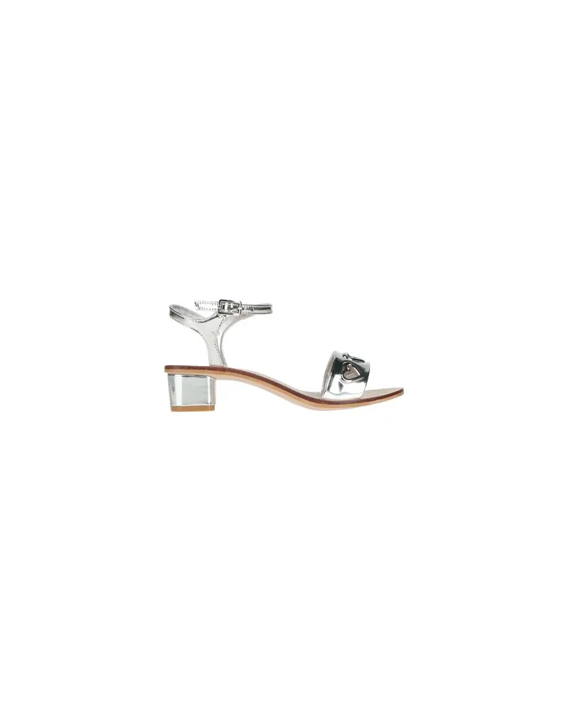Moschino SCHUHE - Sandalenauf YOOX.COM Silber
