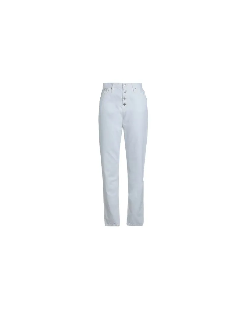 Calvin Klein HOSEN & RÖCKE - Jeanshosenauf YOOX.COM Weiß