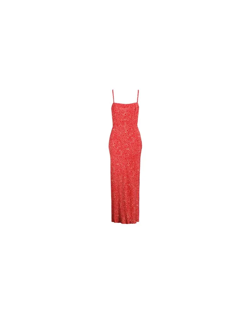 ROTATE Birger Christensen KLEIDER - Maxi-Kleiderauf YOOX.COM Tomatenrot