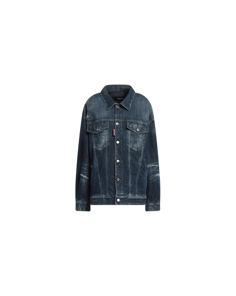 Dsquared2 JACKEN & MÄNTEL - Jeansjacken/Mäntelauf YOOX.COM Blau