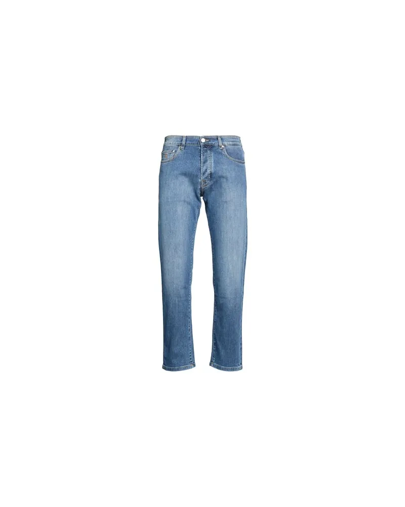 MOORER HOSEN & RÖCKE - Jeanshosenauf YOOX.COM Blau