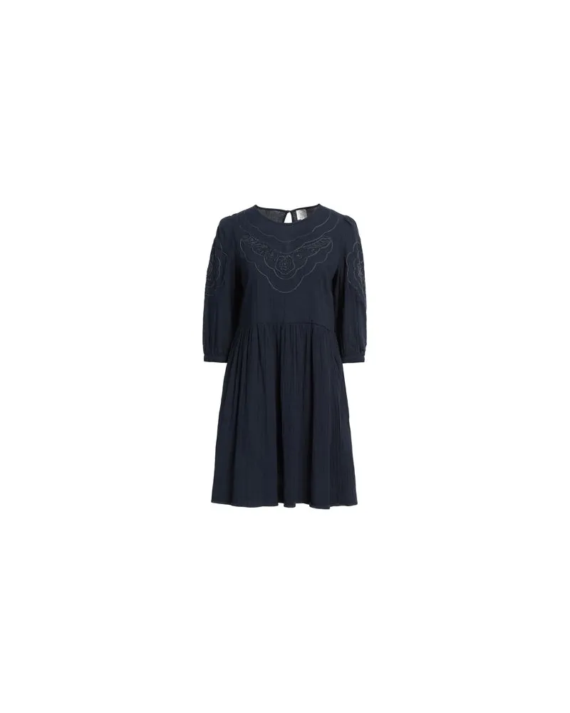 Des Petits Hauts KLEIDER - Mini-Kleiderauf YOOX.COM Marineblau