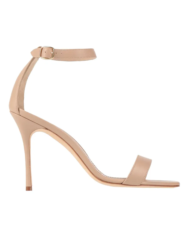 Manolo Blahnik Sandale Beige