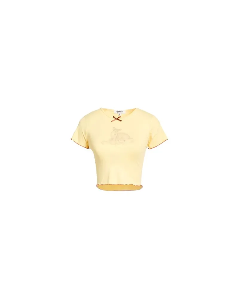 Frankies Bikinis TOPS - T-shirtsauf YOOX.COM Pastellgelb