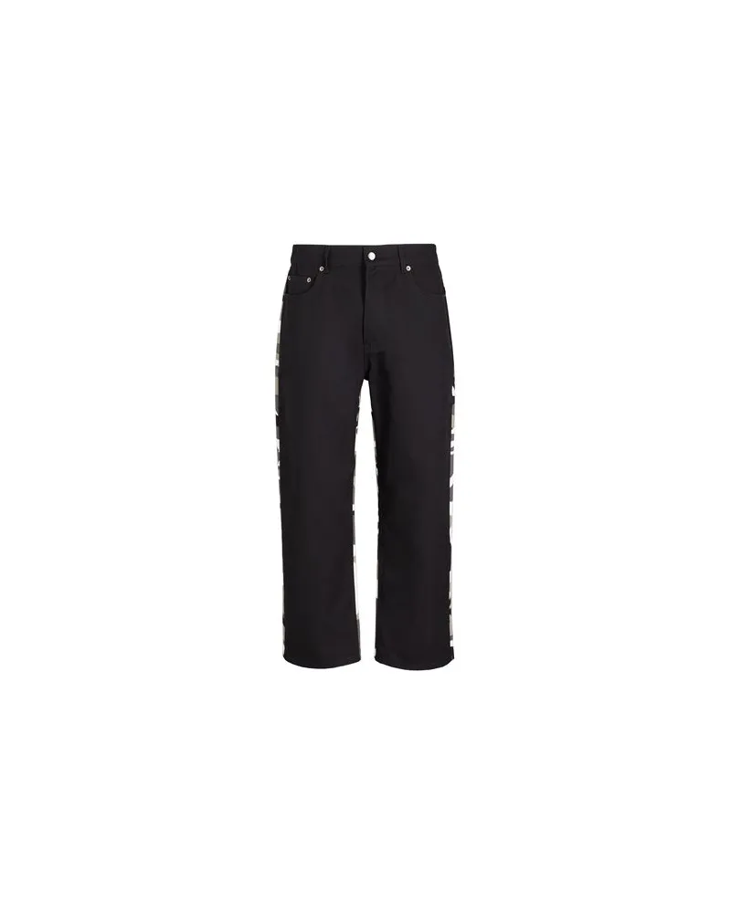 8 by Yoox COTTON BICOLOR CARROT PANTS  - HOSEN & RÖCKE - Jeanshosenauf YOOX.COM Schwarz