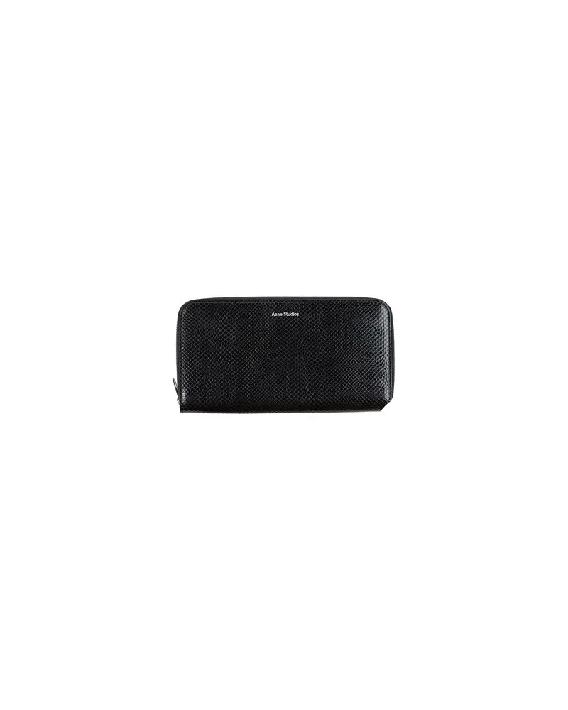 Acne Studios Kleinlederwaren - Brieftaschenauf YOOX.COM Schwarz