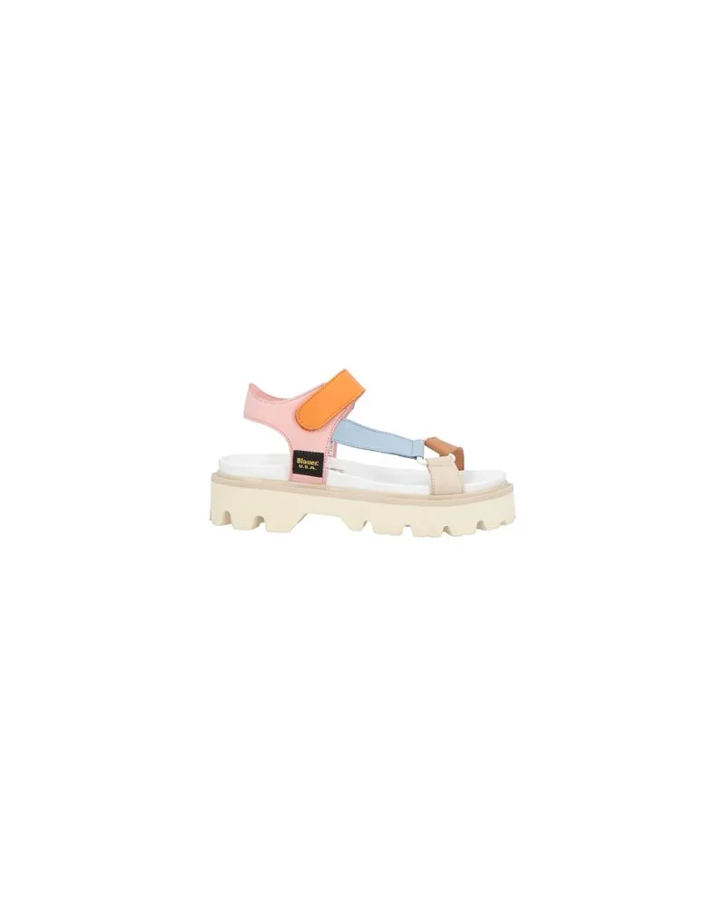 Blauer SCHUHE - Sandalenauf YOOX.COM Weiß