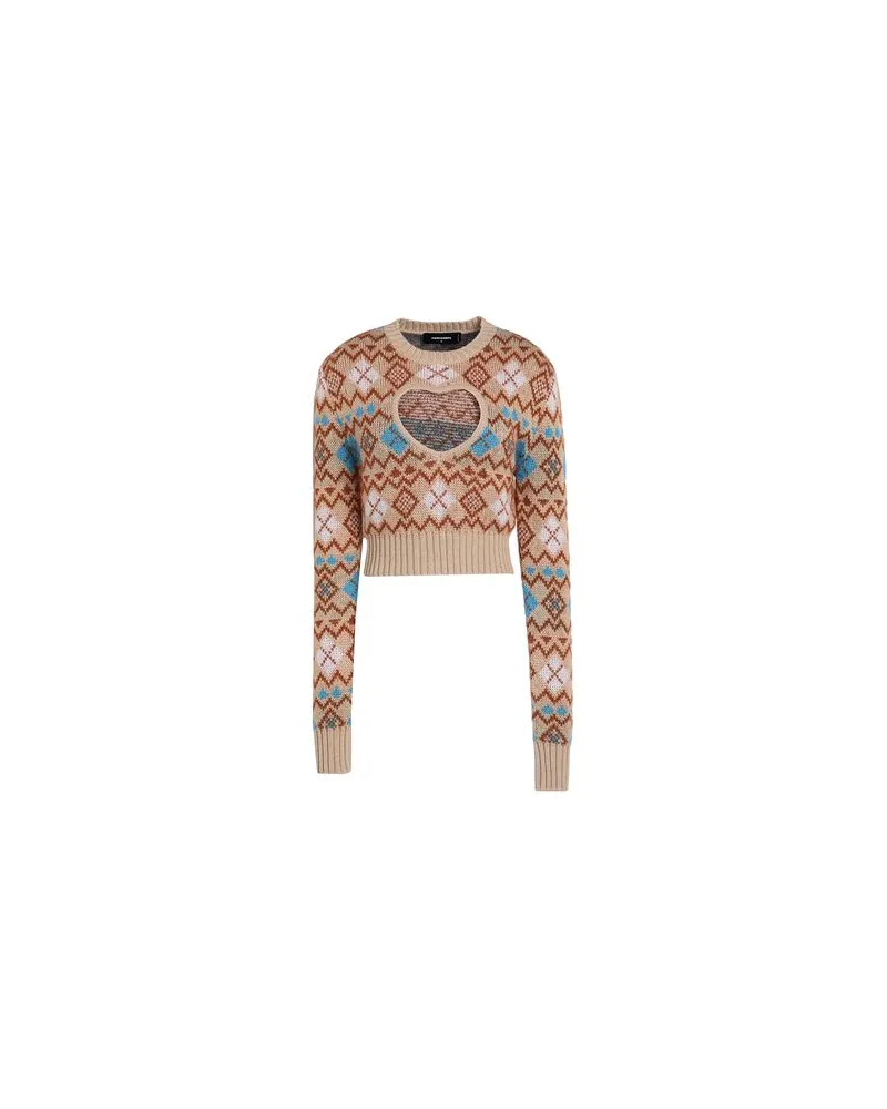 Dsquared2 STRICKWAREN - Pulloverauf YOOX.COM Kamel