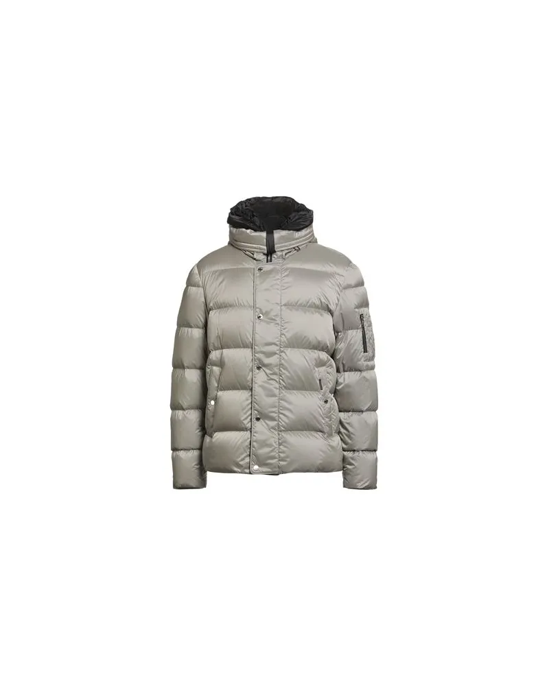 MOORER JACKEN & MÄNTEL - Pufferjacken & Daunenjackenauf YOOX.COM Hellgrau