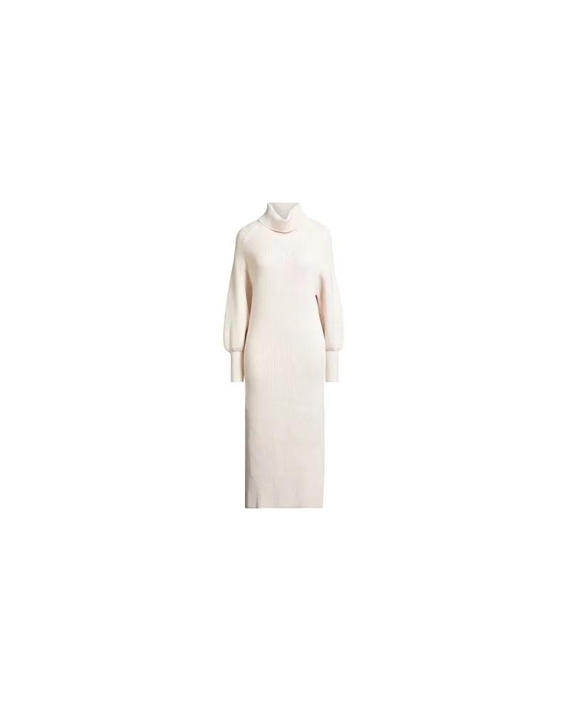 Soallure KLEIDER - Midi-Kleiderauf YOOX.COM Cremeweiß
