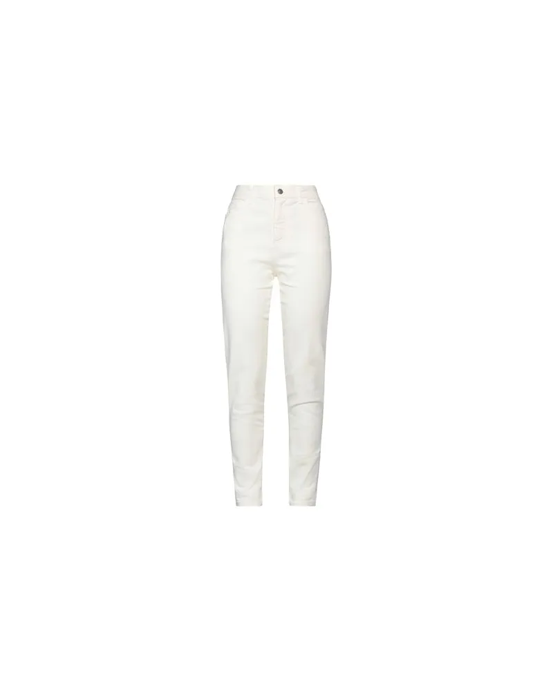 KONTATTO HOSEN & RÖCKE - Jeanshosenauf YOOX.COM Elfenbein