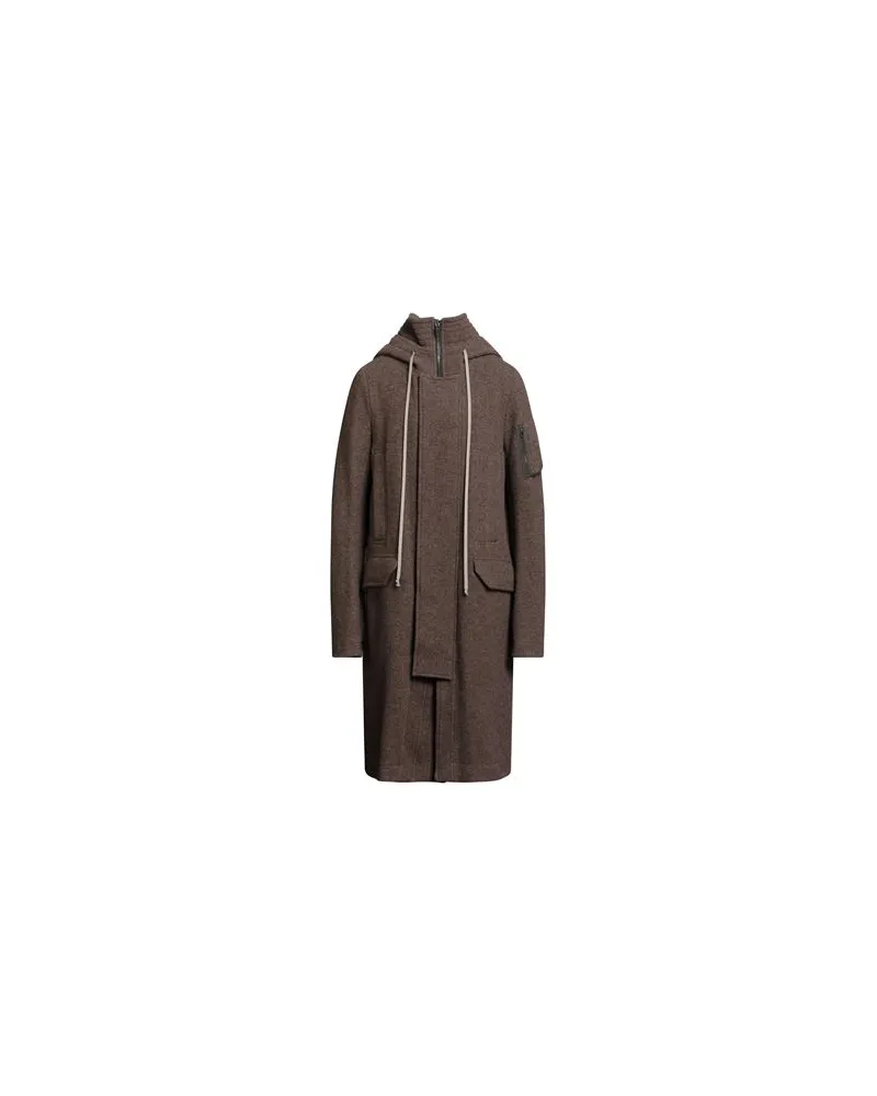 Rick Owens JACKEN & MÄNTEL - Mäntelauf YOOX.COM Braun