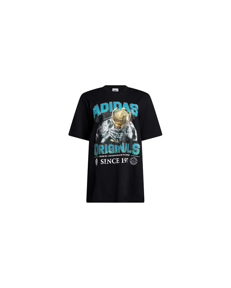 adidas GRAPHIC REG SST - TOPS - T-shirtsauf YOOX.COM Schwarz
