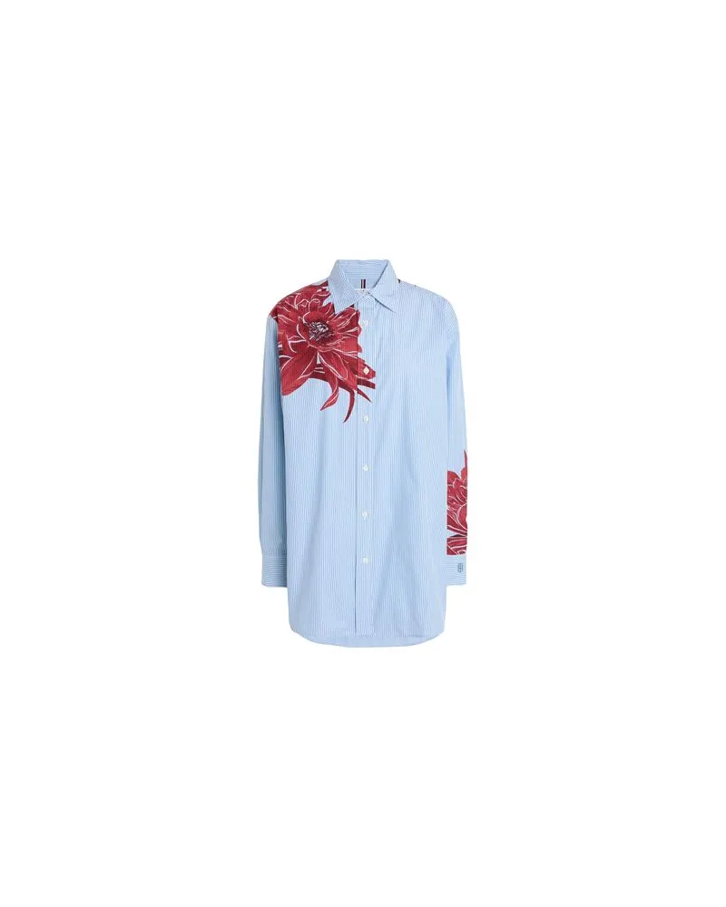 Tommy Hilfiger TOPS - Hemdenauf YOOX.COM Himmelblau