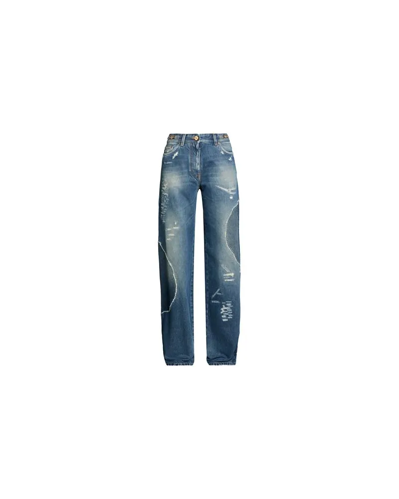 Versace HOSEN & RÖCKE - Jeanshosenauf YOOX.COM Blau