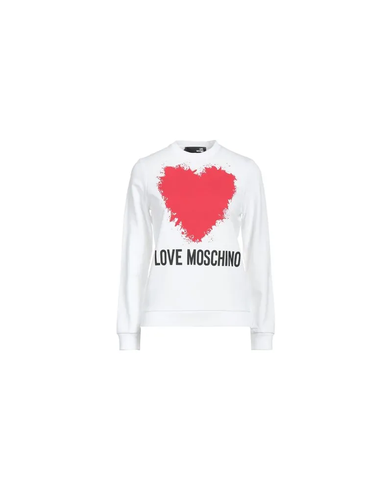 Moschino TOPS - Sweatshirtsauf YOOX.COM Weiß
