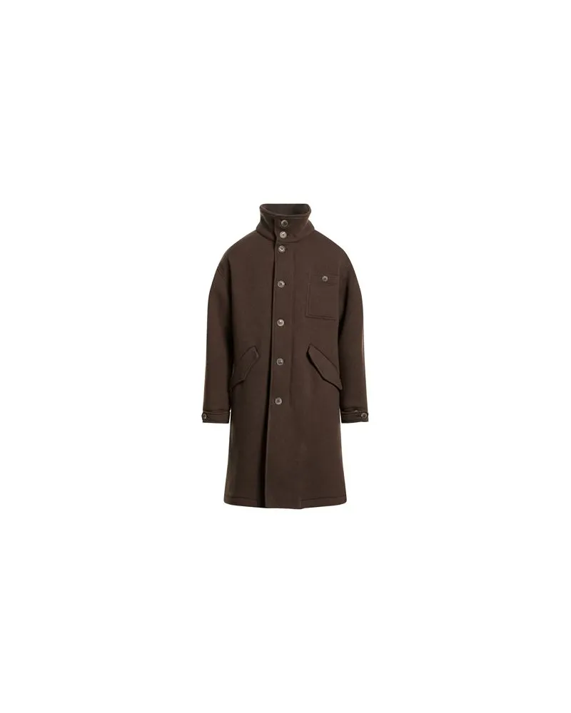 Giorgio Armani JACKEN & MÄNTEL - Mäntelauf YOOX.COM Dunkelbraun