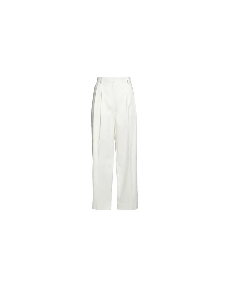 Totême HOSEN & RÖCKE - Hosenauf YOOX.COM Weiß