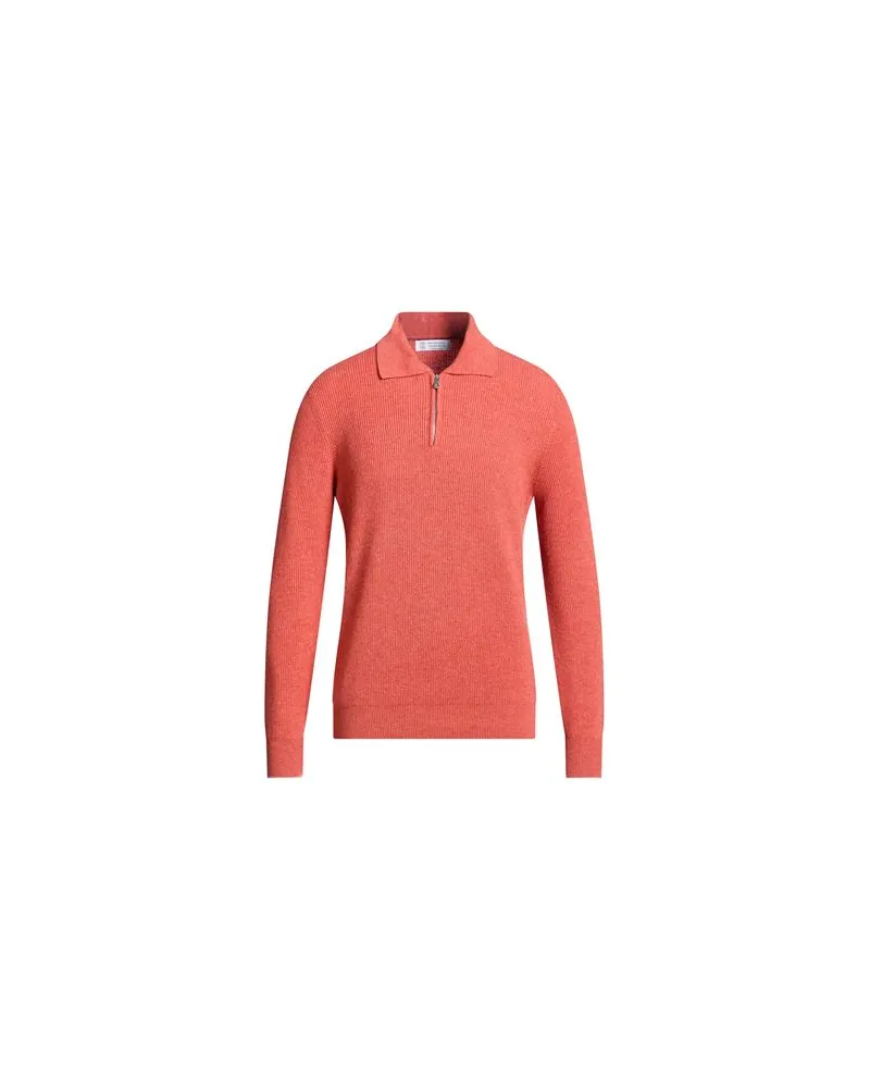 Brunello Cucinelli STRICKWAREN - Pulloverauf YOOX.COM Rostrot