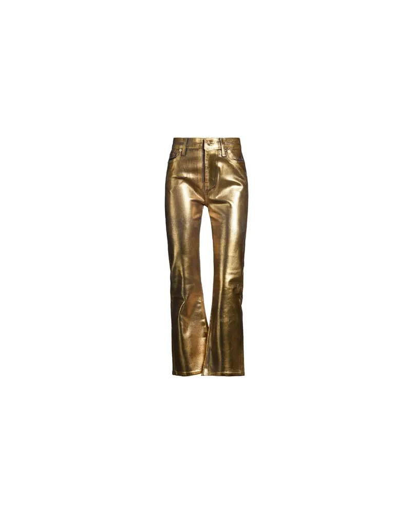 Frame Denim HOSEN & RÖCKE - Jeanshosenauf YOOX.COM Gold