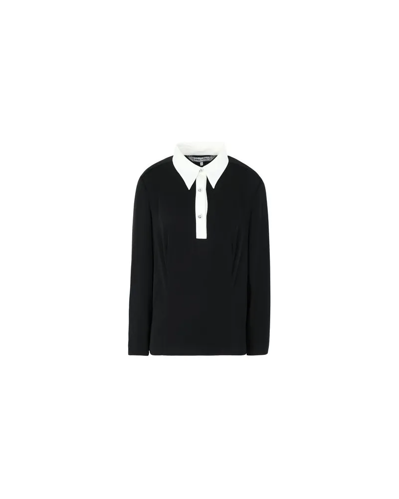 Tommy Hilfiger ZENDAYA CONTRAST COL - TOPS - Hemdenauf YOOX.COM Schwarz