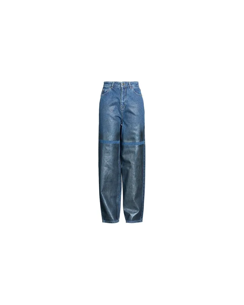 ROTATE Birger Christensen HOSEN & RÖCKE - Jeanshosenauf YOOX.COM Blau