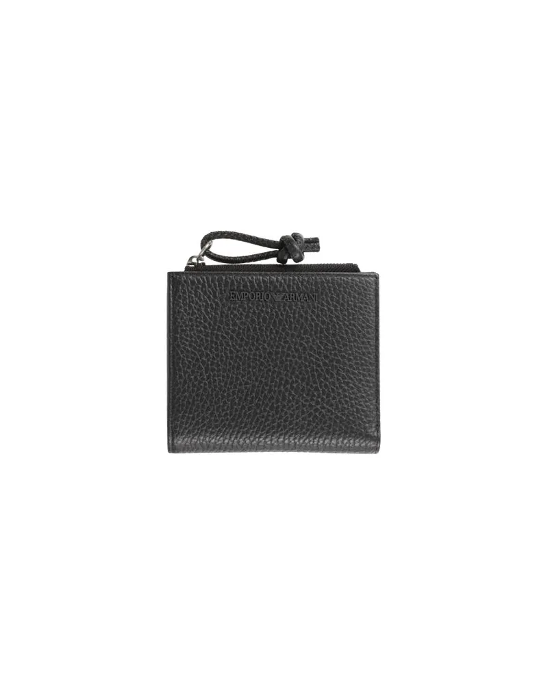 Emporio Armani Kleinlederwaren - Brieftaschenauf YOOX.COM Blei