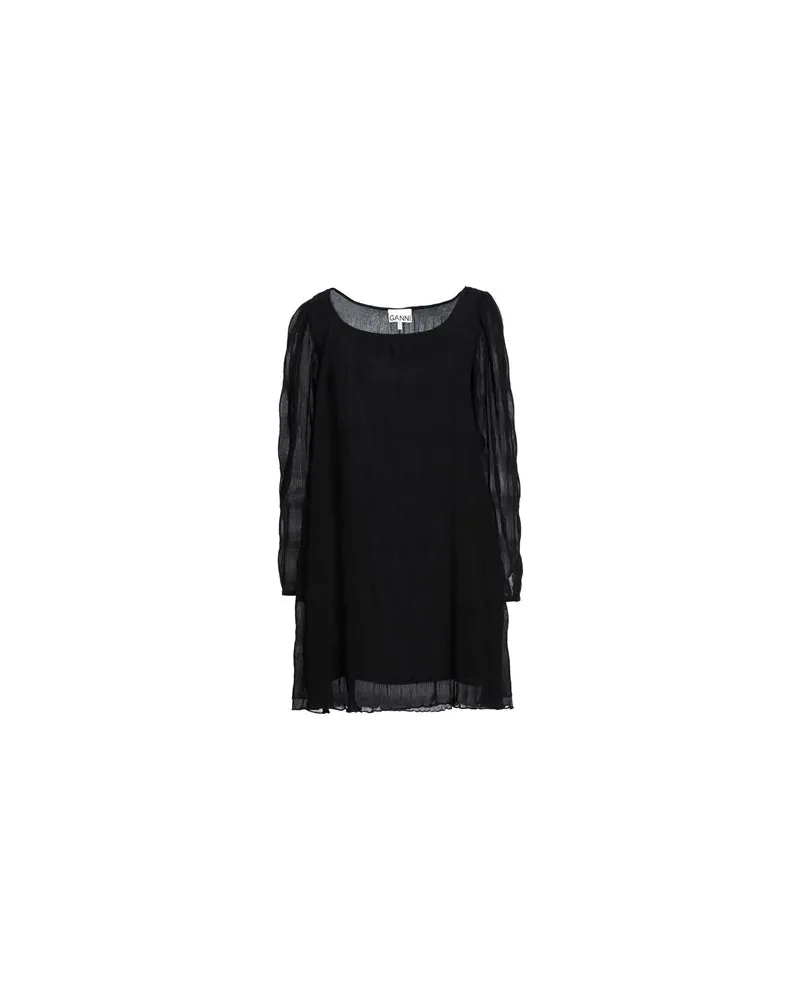 Ganni KLEIDER - Mini-Kleiderauf YOOX.COM Schwarz